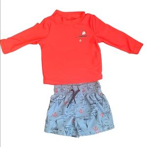 Baby Nautical Swimwear Set